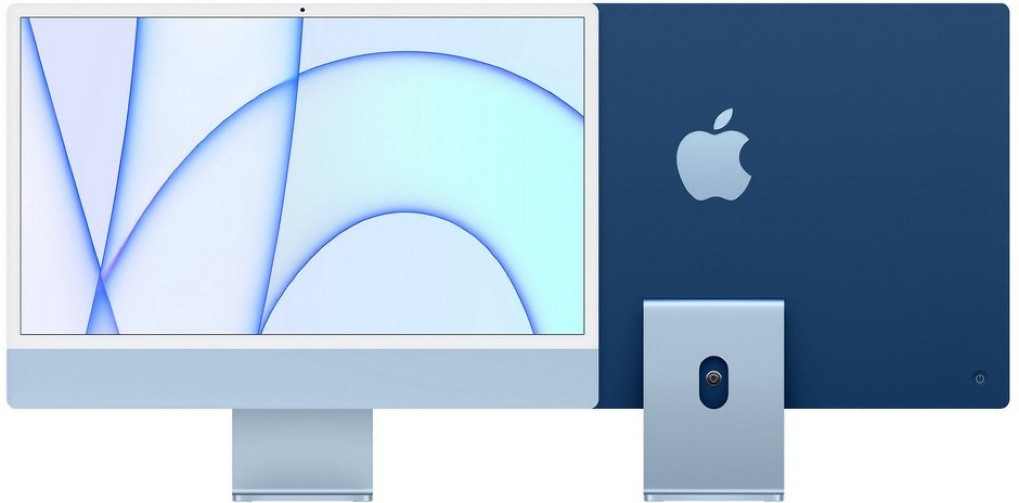Apple iMac 24" 4.5K Retina 2021, M1 8 CPU/8 GPU, 256GB modrý (MGPK3CZ/A)